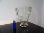 Art Deco Grote Vaas Boheems, transparant