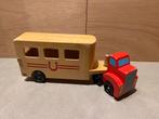 Melissa & Doug houten paardentrailer/paardenoplegger, zgan, Kinderen en Baby's, Speelgoed | Houten speelgoed, Ophalen of Verzenden