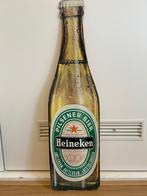Vintage Heineken reclamefles karton (74 cm), Ophalen, Gebruikt, Reclamebord
