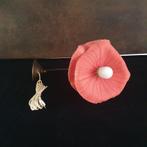 Wandlamp - Vorm van bloem - Bloemenlamp - Buigbaar - Rood -, Ophalen of Verzenden, Gebruikt, Metaal, VINTAGE