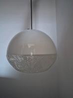 Vintage witte kunststof spage age lamp, Ophalen of Verzenden, Gebruikt, Kunststof, Minder dan 50 cm