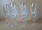 champagne glazen, kristal, Russisch geslepen., Ophalen of Verzenden, Gebruikt, Overige typen
