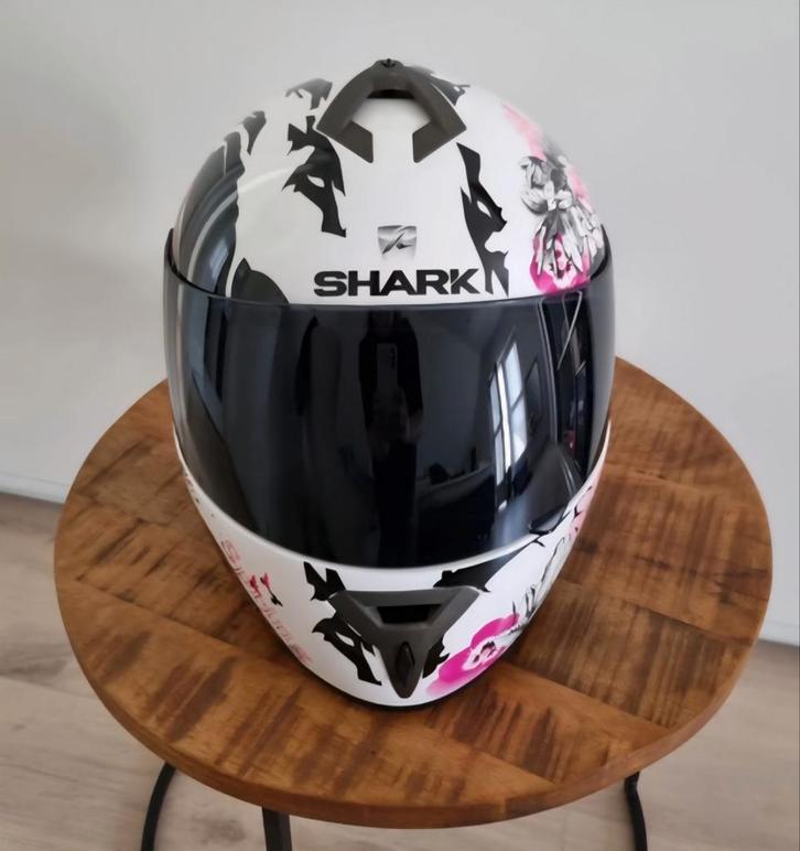 Shark dames motorhelm S600, Motoren, Kleding | Motorhelmen, Dames, Integraalhelm, XS, Shark, Tweedehands, Ophalen of Verzenden