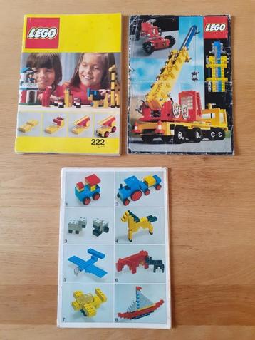oude lego folders boekjes bouwinstructies jaren 70 beschikbaar voor biedingen