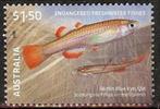 275 Australië 2025 Endangered Fresh Waterfish 18t, Verzenden, Gestempeld