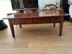 Mooie houten salon tafel met lades, Huis en Inrichting, Ophalen, Gebruikt, 100 tot 150 cm, 50 tot 100 cm
