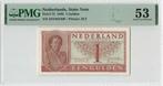 Vrijwel UNC biljet 1 gulden 1949, muntbiljet Juliana | PMG, Postzegels en Munten, Ophalen of Verzenden, 1 gulden