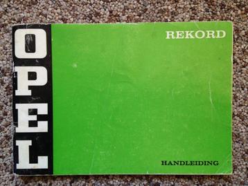 Handleiding Opel Rekord D uit 1973 beschikbaar voor biedingen