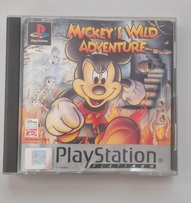 Mickey's Wild Adventure - krasloos!, Spelcomputers en Games, Games | Sony PlayStation 1, Zo goed als nieuw, Avontuur en Actie