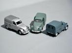 Citroen 2CV Fourgonnette 1950 (3 kleuren) Norev 1:64 3 Inch, Ophalen of Verzenden, Nieuw, Auto