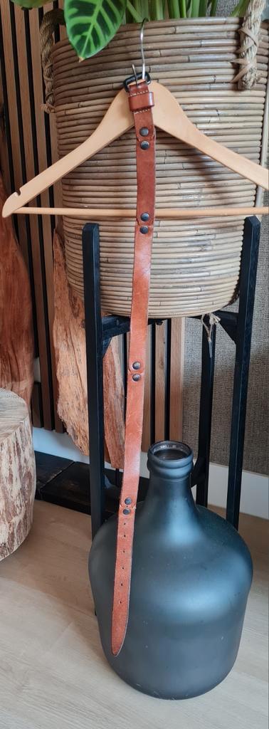 Leren kinderriem - Cognac - +/- 80 cm, Kinderen en Baby's, Kindermode-accessoires, Zo goed als nieuw, Ophalen of Verzenden
