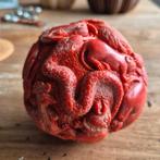 Authentieke Chinese Cinnabar Lacquer Bol, Antiek en Kunst, Ophalen of Verzenden