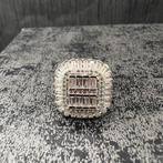 14k witgouden ring prachtig model nieuw, 20 of groter, Heer, Ophalen of Verzenden, Zo goed als nieuw