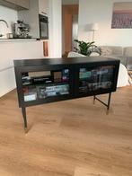 Home24 Dressoir Luuk - Zwart Metaal, Huis en Inrichting, Ophalen, 100 tot 150 cm, Zo goed als nieuw, Metaal