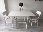 Tafel inklapbaar met 2 stoelen, Huis en Inrichting, Complete eetkamers, Minder dan 4 stoelen, Gebruikt, Ophalen