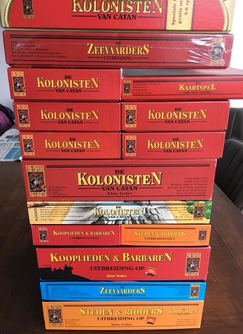 Alles van Kolonisten van Catan - alles mag weg, Hobby en Vrije tijd, Gezelschapsspellen | Bordspellen, Zo goed als nieuw, Ophalen of Verzenden