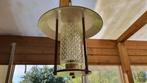 Unieke hanglamp uit de jaren 60. De kap is geel, de boven- e, Ophalen, 50 Jaren, Zo goed als nieuw, Glas