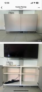 Modern tv meubel, Huis en Inrichting, Kunststof, 100 tot 150 cm, Ophalen of Verzenden, Zo goed als nieuw