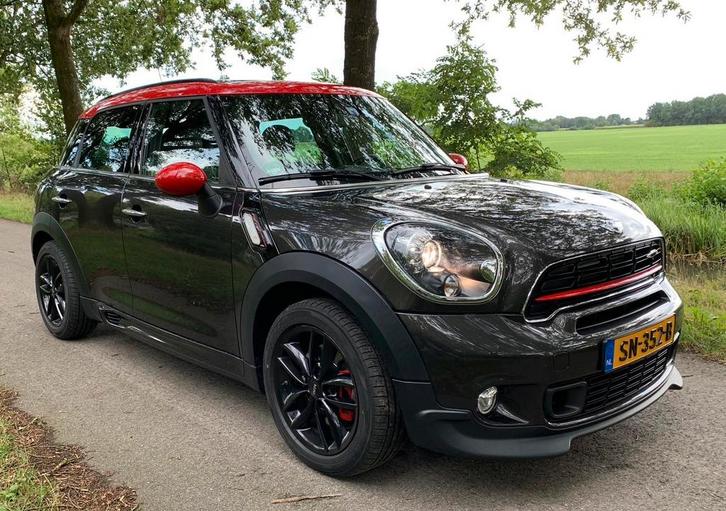 Mini Countryman (zwart) 1.6 John Cooper Works 2016, Auto's, Mini, Particulier, Countryman, Airbags, Airconditioning, Alarm, Centrale vergrendeling