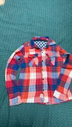 Prachig mooi ruit overhemd maat 122, Ophalen of Verzenden, Zo goed als nieuw, Jongen, Overhemd of Blouse