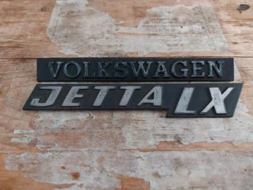 Volkswagen Jetta LX MK1 embleem logo set beschikbaar voor biedingen