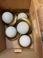 Vintagelook plafondlampen, Ophalen, Zo goed als nieuw, Glas, Jaren 30