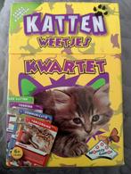 Kwartet - katten weetjes, Een of twee spelers, Ophalen of Verzenden, Gebruikt, Identity Games