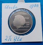 Aruba 2½ Florin 1988 - Beatrix UNC, Postzegels en Munten, Munten | Nederland, Verzenden, Koningin Beatrix, 2½ gulden, Losse munt