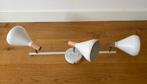 Witte plafondlamp met 3 spots, inclusief dimbare lichten, Ophalen, Zo goed als nieuw, Metaal, Modern, Scandinavisch, Minimalistisch