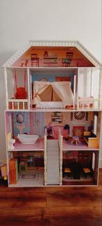 Prachtig compleet Barbiehuis, poppenhuis!, Kinderen en Baby's, Speelgoed | Poppenhuizen, Ophalen, Gebruikt