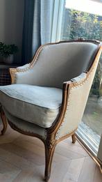 Beige Relaxstoel - Linnen/Katoenmix, Huis en Inrichting, Fauteuils, Ophalen, 75 tot 100 cm, Zo goed als nieuw, Stof
