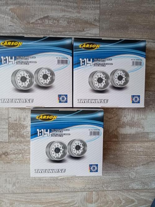 Nieuwe Carson 907350 Aluminium Trailervelg voor standaard Ba, Hobby en Vrije tijd, Modelbouw | Radiografisch | Auto's, Nieuw, Onderdeel
