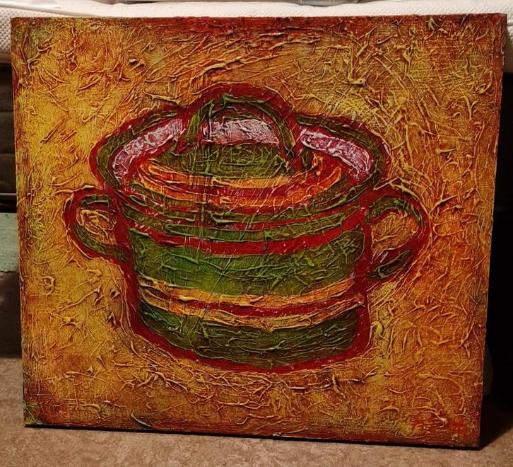 In opdracht: Pannetje Herman Smith, Antiek en Kunst, Kunst | Schilderijen | Abstract, Ophalen of Verzenden