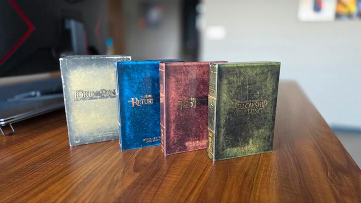 Lord of the Rings Trilogy Extended DVD Box, Cd's en Dvd's, Dvd's | Science Fiction en Fantasy, Zo goed als nieuw, Fantasy, Boxset
