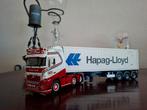 Wsi Volvo FH  F&R met chassis en koel container Hapag Lloyd, Hobby en Vrije tijd, Modelauto's | 1:50, Ophalen of Verzenden, Zo goed als nieuw