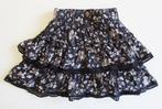 ZGAN! Nikkie flower skirt rokje ruches bloemenprint zwart 32, Verzenden, Zwart, Zo goed als nieuw, Nikkie