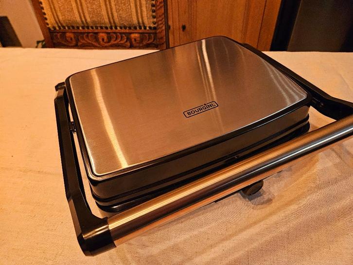 Luxueus Tosti-ijzer (Bourgini), Witgoed en Apparatuur, Contactgrills, Gebruikt, Ophalen