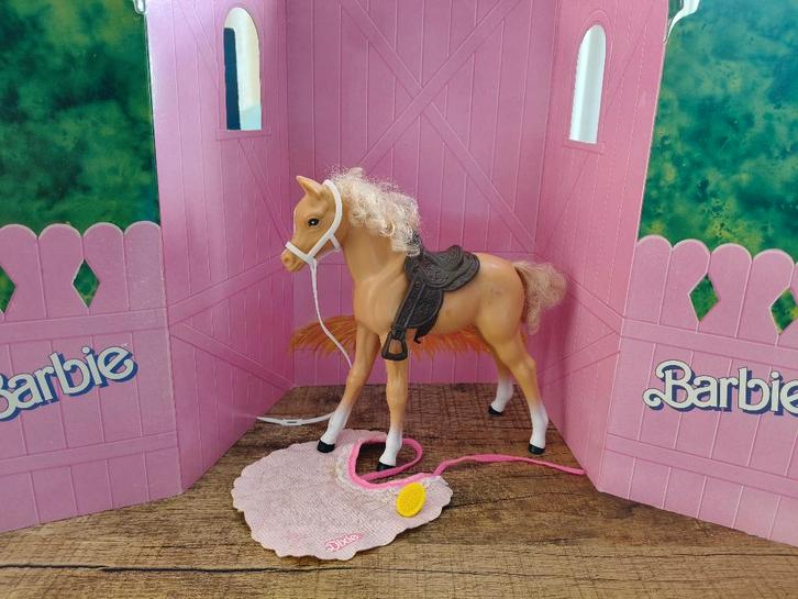Vintage Dream horse Dixie veulen van Barbie Mattel, Verzamelen, Poppen, Gebruikt, Overige typen, Ophalen of Verzenden