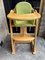 Kinderstoel hout /Incl riempjes en binnen zitting, Kinderen en Baby's, Kinderstoelen, Ophalen, Zo goed als nieuw
