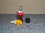 Flesje cola, gevuld glas en zakje frites, Verzamelen, Ophalen of Verzenden, Gebruikt