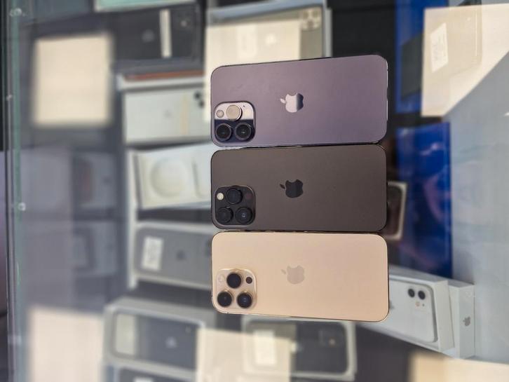 3x IPhone 14 Pro Max 2jaar garantie, Telecommunicatie, Mobiele telefoons | Apple iPhone, Zo goed als nieuw, 128 GB, Goud, Ophalen of Verzenden