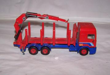 SIKU DAF 95 LKW mit Ladekran. Nieuwstaat.            beschikbaar voor biedingen