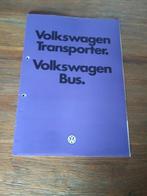 VW Transporter en VW Bus 1 / 1980 34 pag., Verzenden, Zo goed als nieuw, Volkswagen