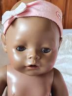 Donkere babyborn babypop van zapf creation, Ophalen of Verzenden, Zo goed als nieuw, Babypop