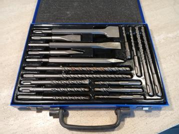 sds boren en beitel set in metalen opbergkoffer. NIEUW! beschikbaar voor biedingen