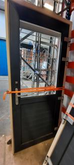 Kunststof kozijn kunststof deur dubbel glas hr+driepuntsslui, Doe-het-zelf en Verbouw, Ophalen of Verzenden, Kunststof, 75 tot 150 cm