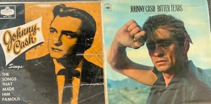 the Johnny Cash Show/At San Quentin/Man in black/Starportrai, Cd's en Dvd's, Vinyl | Country en Western, Zo goed als nieuw, 12 inch