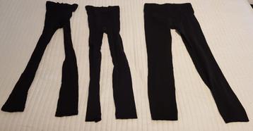 3 x panty legging zwart maat s / m maat 36 - 38 sok beschikbaar voor biedingen
