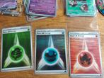 Pokemon Black Bolt Reverse holo Energy Holo Grass Fire Dark, Ophalen of Verzenden, Nieuw, Losse kaart, Foil