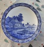 Twee Delfst blauwe wandborden, Ophalen of Verzenden